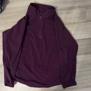 Women’s Purple Half-Zip Sweater